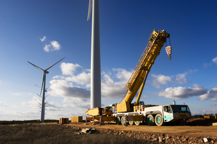 The remote location of many wind-turbine sites makes transportation more expensive and difficult. Photo credit: Shutterstock;