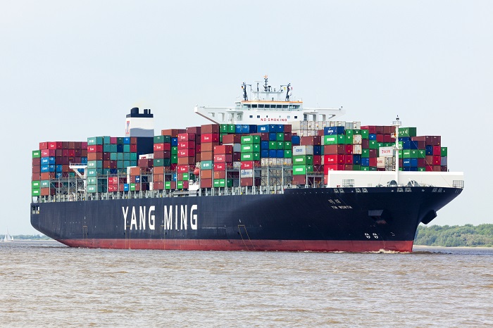 A Yang Ming ship.