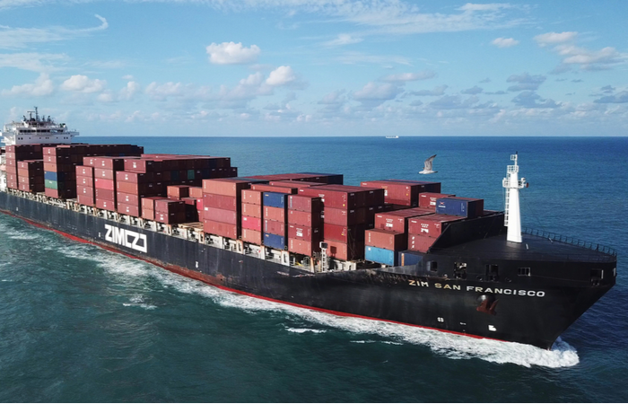 The volume of cargo handled by Zim in the second quarter of 2019 was lower than in the quarter a year ago, but its freight rates increased 9.5 percent. Photo credit: Shutterstock.comby