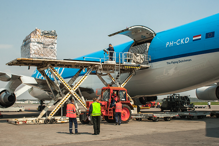 Air France-KLM's cargo traffic rose nearly 6 percent in March.