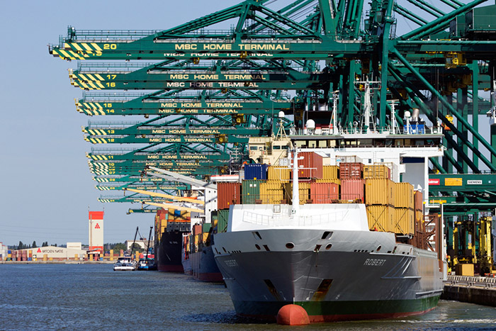 Antwerp bucked the trend of North Europe port's losing east-west services over the past 12 months.