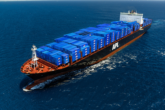 APL was able to reenter the trade through its new relationship with CMA CGM.