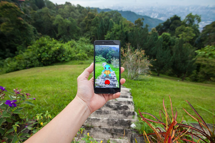 Pokémon Go, pictured, may have introduced the world to the imposition of digital renderings and information upon live video images,but the wider adoption of the technology by industry is where it will have the biggest impact.