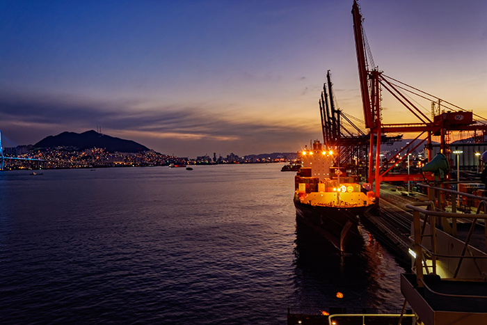 The Port of Busan handles 75 percent of South Korea's annual container traffic. Photo credit: Shutterstock.
