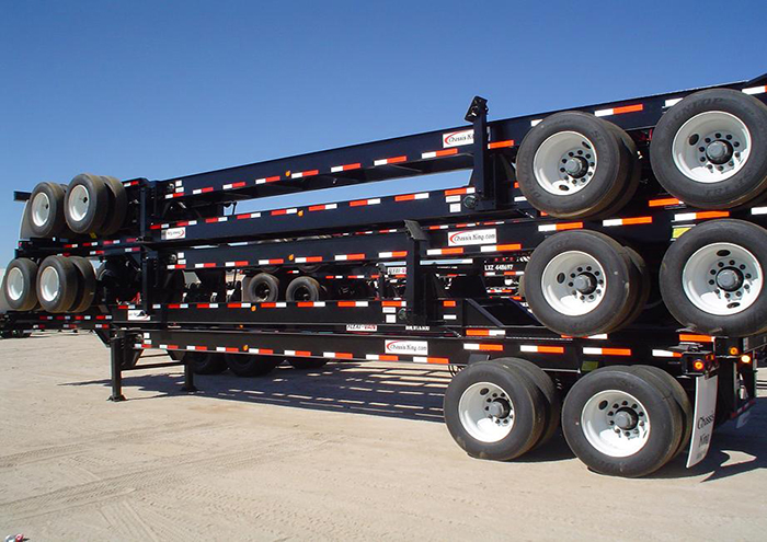 Efficient chassis usage, plus the use of sensors on chassis, would result in a more-efficient use of containers as well, trade analysts agree. Photo credit: Shutterstock.
