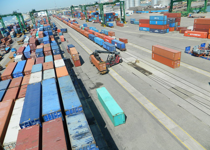 The port of Chennai, pictured, lost a Maersk Line call in April, which impacted its overall volumes in the first four months of the fiscal year.
