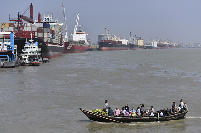 The Chittagong port is in desperate need of infrastructure improvements.