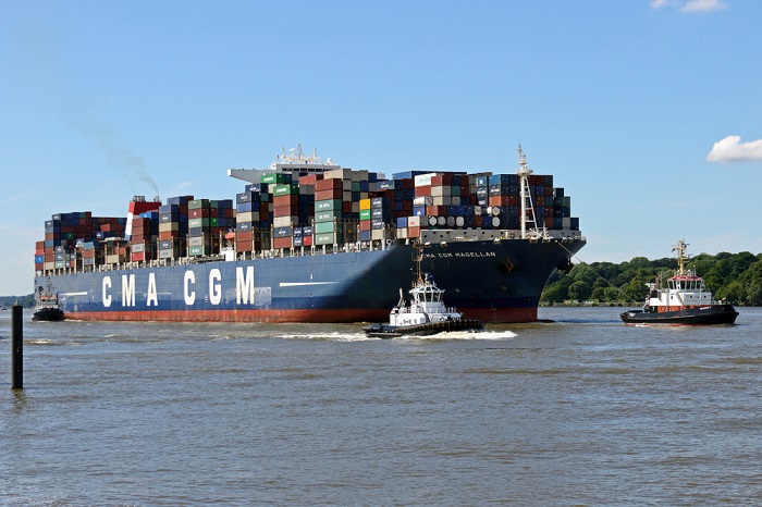 How carriers recoup the rising cost of fuel will be key to their profitability this year. Bunker fuel comprises the largest single operating cost for shipping lines. Photo credit: Shutterstock.com. A CMA CGM ship in Europe.