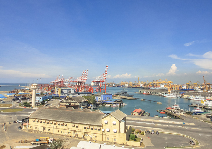 The Port of Colombo, pictured, is an example of how China's Belt and Road program is driving infrastructure development in South Asia.