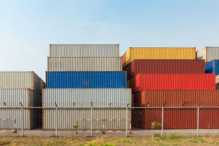 The costs of containers stranded in yards can mount quickly and unexpectedly. Photo credit: Shutterstock