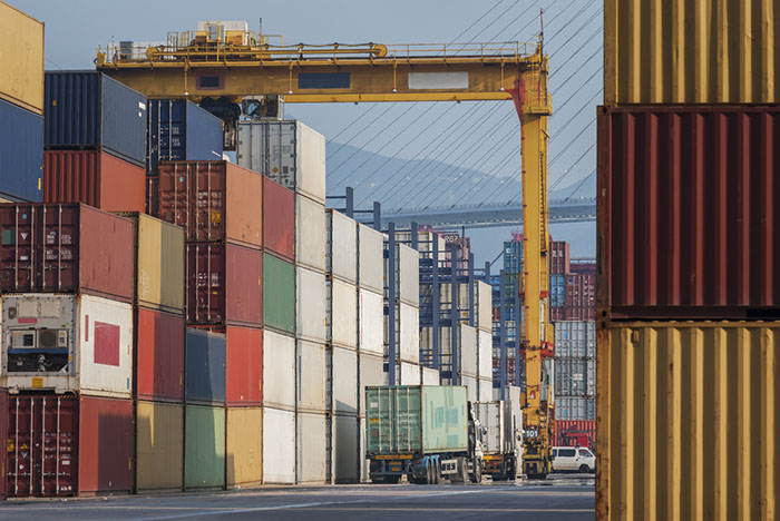 High inventory figures, which generally lengthen replenishment cycles, have proved to be a consistent drag on the rate of growth of U.S. international trade.