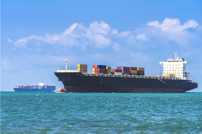 A recent JOC.com analysis revealed that only two of the top 12 carriers provide shippers the ability to get instant quotes, even though the competitive pressure from new and established rate providers builds. Beyond just investment, ocean carriers would have to move away from a culture that has long prioritized rate opacity over transparency. Photo credit: Shutterstock.com. Two container ships at sea.
