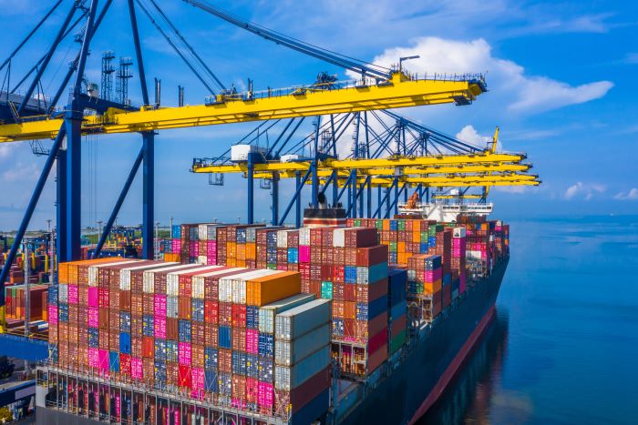 Spot ocean rates from Asia to the US West Coast have seen 11 week-to-week declines so far this year compared with 12 during all of 2021. Photo credit: Shutterstock.com
