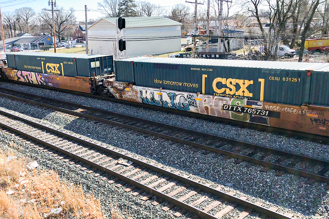 's intermodal volume was up fractionally in 1Q compared with last year, but the railroad anticipates double-digit declines in intermodal in 2Q versus 2019 due to the COVID-19 pandemic. Photo credit: Ari Ashe/JOC.com.