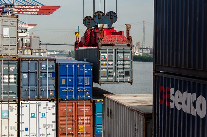 The traffic decline at the Port of Hamburg, pictured, that cost the port its No. 2 spot on Europe's port rankings has slowed considerably.
