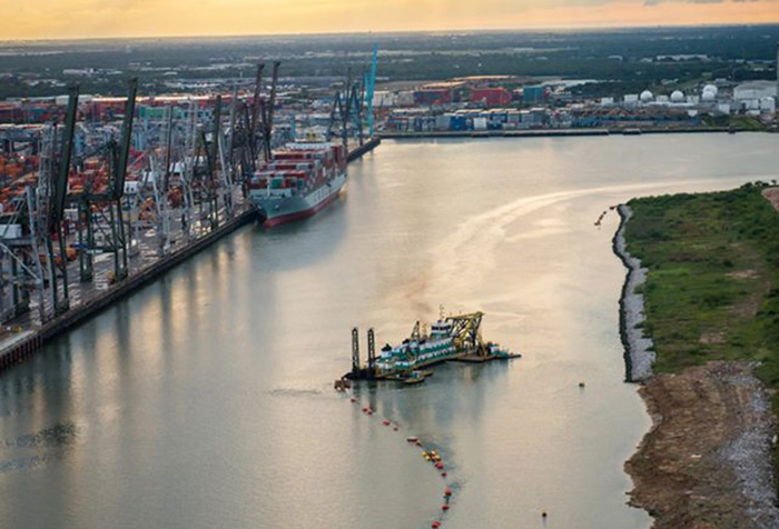 The completion of dredging work will make it easier to export plastic resins through Houston.