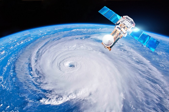 Ultimately the choice on reopening the harbor comes from the US Coast Guard, while port officials decide on terminal operations. (Above: Satellite image of Hurricane Florence.) Photo credit: Shutterstock.com. Hurricane Florence.