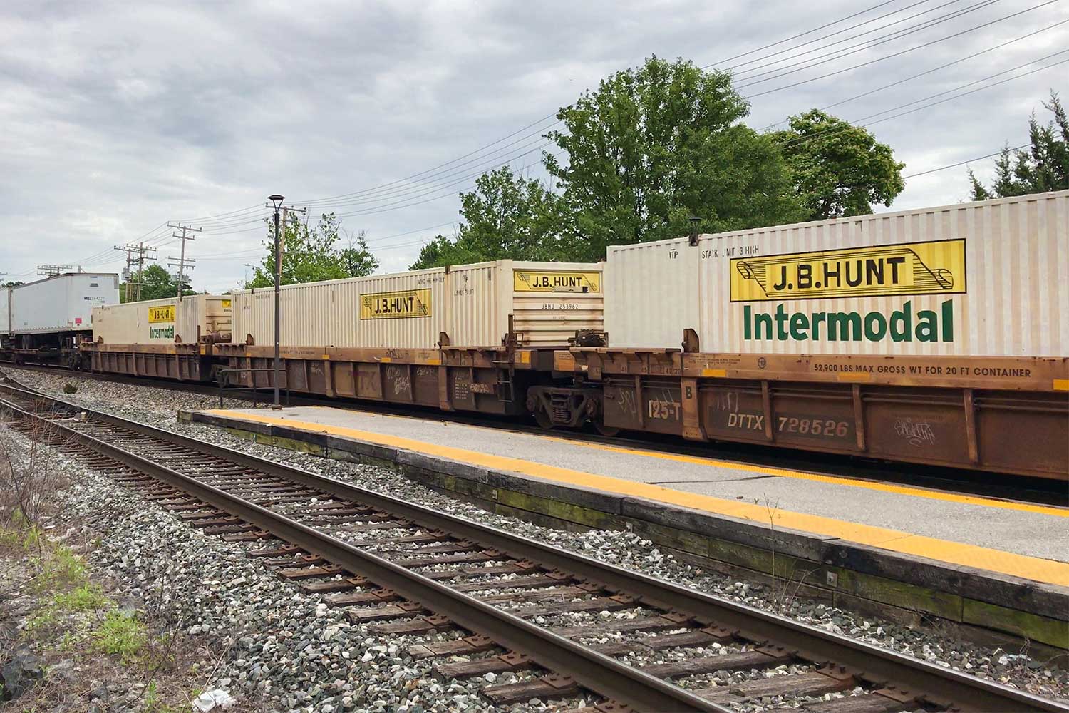 Us Railroad J B Hunt S Intermodal Results Hurt By Congestion Poor Velocity