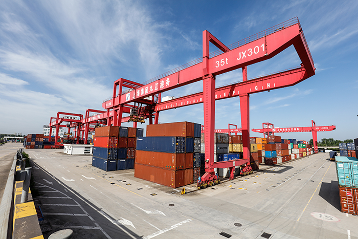 Chinese port growth has beat expectations so far this year.