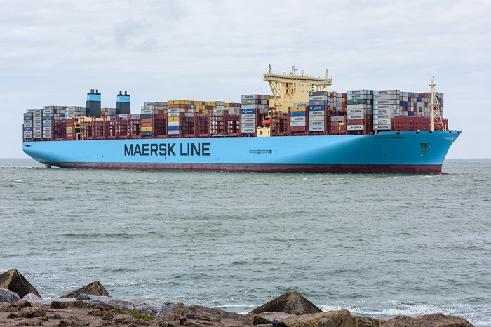 Maersk Group reported a profitable quarter at 91 million, although the July-September result was a loss of 14 million as unit costs were pushed up by a 47 percent increase in bunker prices compared to the third quarter of 2017. Photo credit: Shutterstock.com. Maersk Line.
