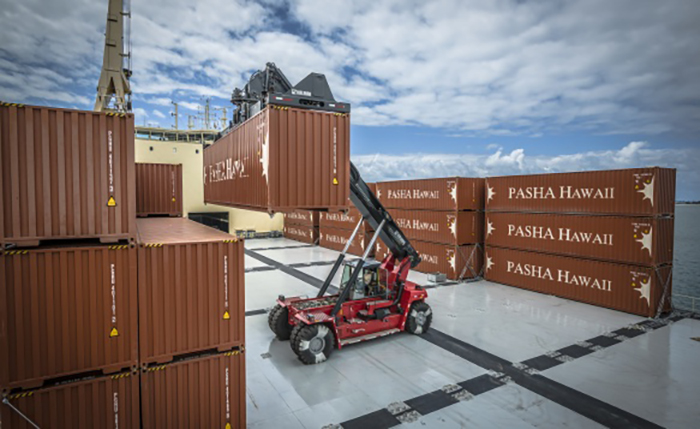 Pasha Hawaii is one of two other carriers in US-Hawaii Jones Act trade.