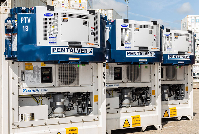 In addition to trucking and terminal services, Pentalver is a seller of new and used shipping containers.