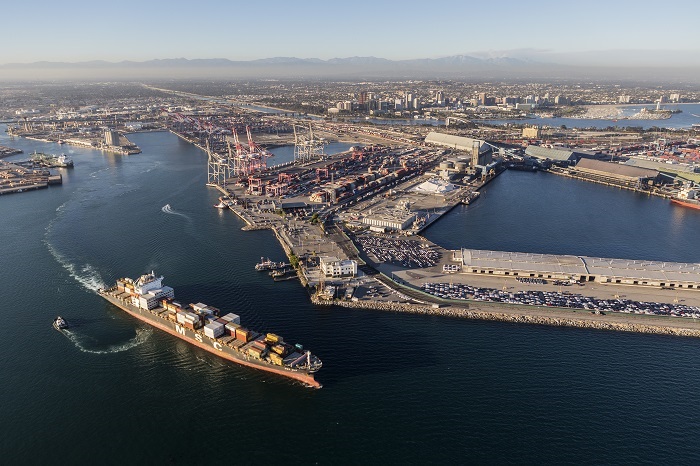 Port of Long Beach.