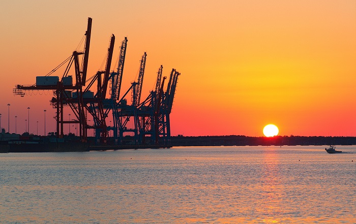 The patience is beginning to pay off in Virginia as overall fluidity is heading in the right direction, according to truckers and port officials. All sides agree turn times are more consistent than in prior years. (Above: The Port of Virginia.) Photo credit: Shutterstock.com. Port of Virginia.