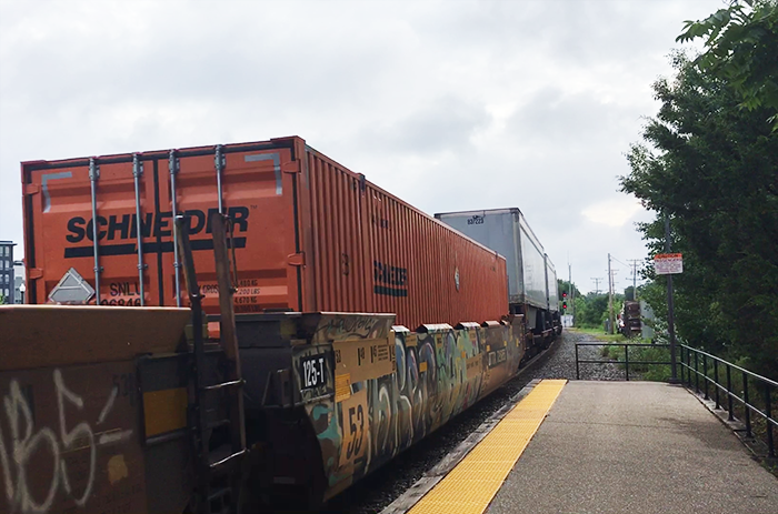 Schneider CEO Mark Rourke says he's unsure about how trade tensions will impact second half intermodal volumes, a comment made shortly before President Donald Trump announced new tariffs on China as of Sept. 1. Photo credit: Ari Ashe