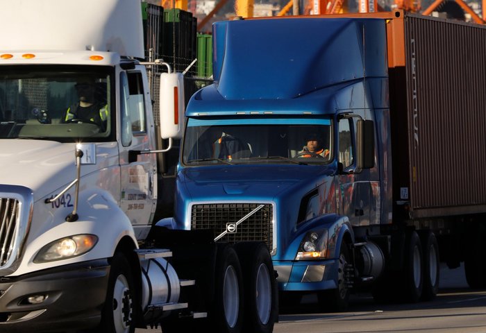 Uncertainty around the Northwest Seaport Alliance's clean trucks program had become a source of trucker ire. Photo credit: Northwest Seaport Alliance.