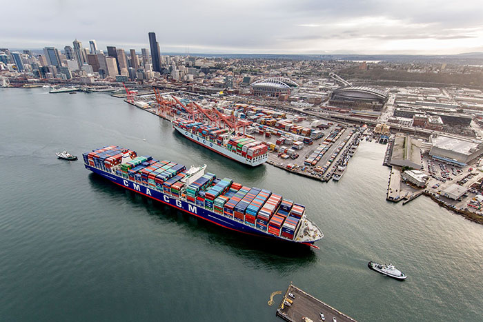 The Port of Seattle's T-46 terminal is now under the control of Mediterranean Shipping Co.'s terminal unit.