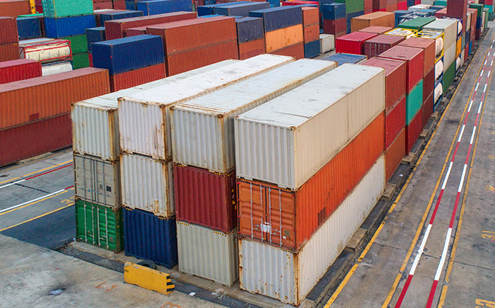 Containers backing up on the docks of Jawaharlal Nehru Port Trust are weighing on the growth of India's container throughput.
