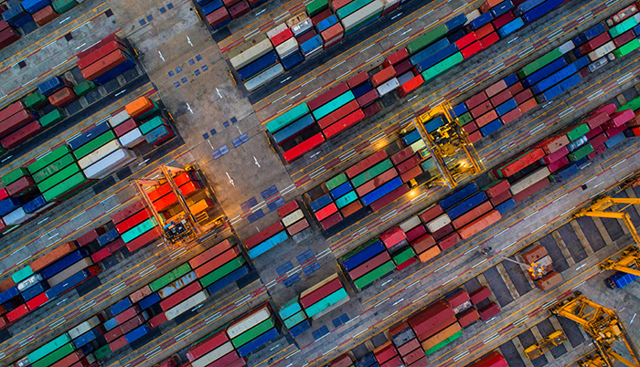 Low container shipping rates have helped offset the impact of a strong dollar for US exporters.