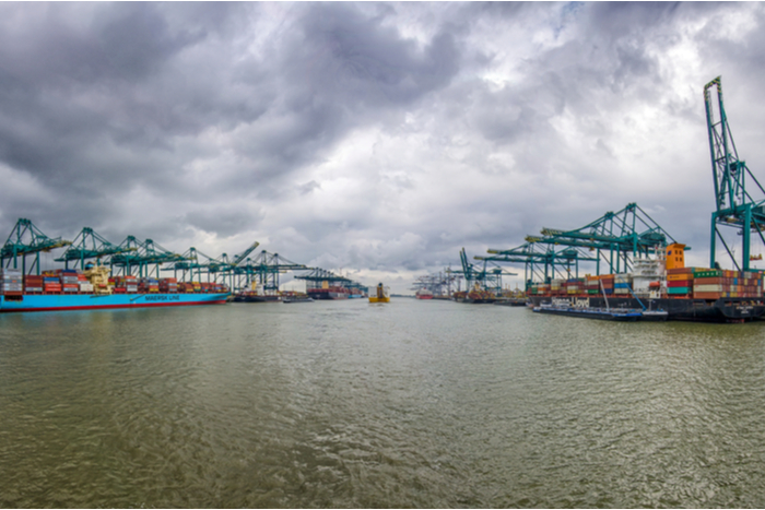Faced with economic upheaval in the major European markets and a steep drop in demand for containerized imports from China, carriers have significantly cut their capacity levels on the Asia-Europe trade. Photo credit: Shutterstock
