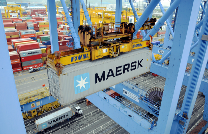 Maersk has reported gains in revenue, rates, and utilization as its march to greater profitability continues. Photo credit: Shutterstock