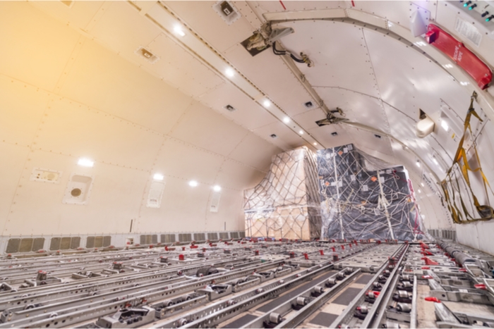 It is getting harder to fill air cargo planes as volume continues its steady decline that started late last year. Phoro credit: Shutterstock