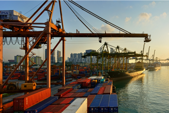 Singapore, the world's busiest transshipment hub, had a cargo rollover ratio of 30 percent during September. Photo credit: Shutterstock