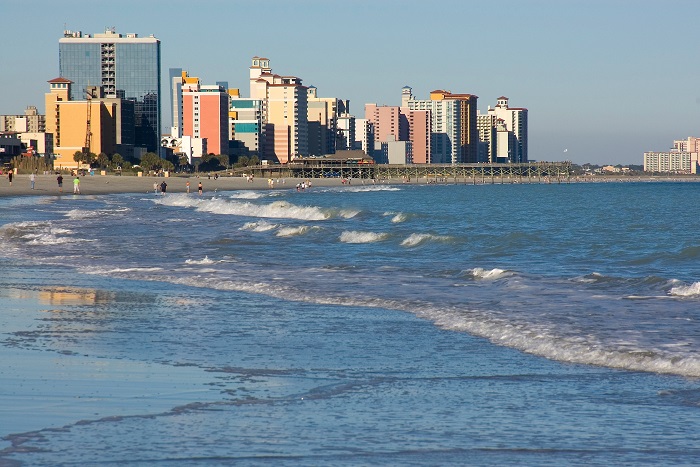 Whether shippers moving goods through US Southeast and Mid-Atlantic see delays and elevated truck rates for days or for weeks largely hinges on exactly where Hurricane Florence makes landfall and with how big of a wallop. (Above: Myrtle Beach, South Carolina, United States.) Photo credit: Shutterstock.com. Myrtle Beach, South Carolina, United States.