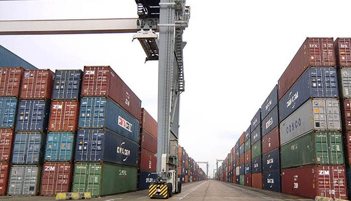 Congestion at the container terminal at Tin Can Island in Lagos, Nigeria, which occurs regularly because of space limitations, is made worse by corruption.