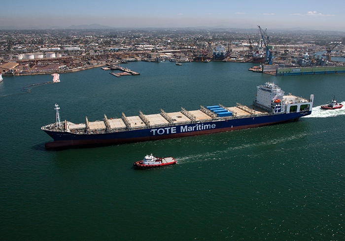 Tote's LNG-fueled Isla Bella