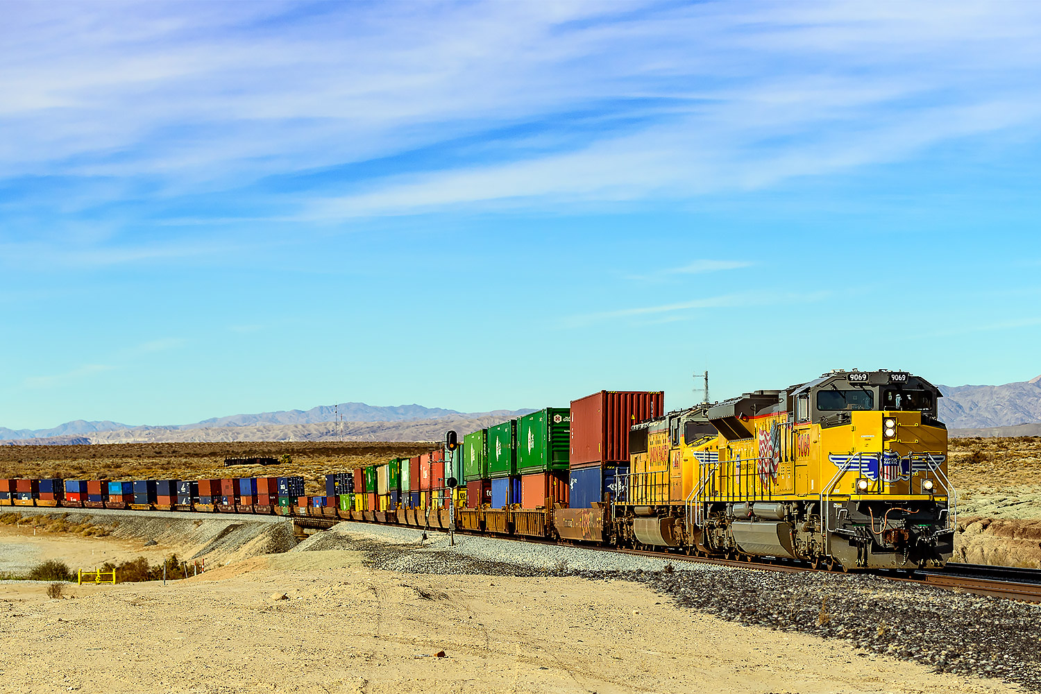 Union Pacific Railroad CEO Lance Fritz says "we're fluid now" after disruption from a surge in June volume, but intermodal marketing companies say it's just as hard to find space on a train as last month. Photo credit: Shutterstock.com.