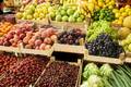 Not only has the USDA program opened up new opportunities, but it has also eliminated the multiday truck trips for fruit. (Above: Fruit at a market.) Photo credit: Shutterstock.com. Fruit at a market.