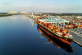 Jacksonville's SSA terminal in Blount Island is being expanded 80 acres, getting berth upgrades, and will benefit from a deeper harbor in 2023. Photo credit: JAXPORT