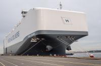 Europe's automotive logistics sector is poised to register another year of growth in 2018, if political issues do not interfere. (Above: A Hoegh Autoliners roll-on, roll-off ship at the Port of Amsterdam.) Photo credit: Shutterstock.com. Hoegh Autoliners roll-on, roll-off