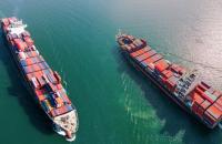 Legacy forwarders are gaining mastery over the vast amounts of data running through their systems, and the trove is soon to become available through sensors on trucks, ships, containers, chassis, and other hardware. Photo credit: Shutterstock.com. Two ships.