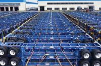 Milestone's fleet expansion is the latest initiative by a chassis supplier looking to create a niche by offering new, or high-end, equipment. (Above: Chassis at Milestone.) Photo credit: Milestone. Milestone Chassi Supply