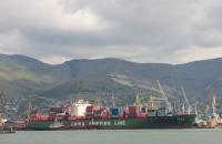A recent arrival at the Black Sea port of Novorossiysk, part of China Shipping Container Line’s new deep-sea service from the Far East to Russia.