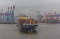 Hamburg port. 