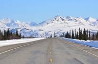 A highway in Alaska.