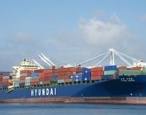 The new order for mega-ships gives Hyundai Merchant Marine the container shipping industry's third-largest orderbook. Photo credit: Shutterstock.com. HMM.